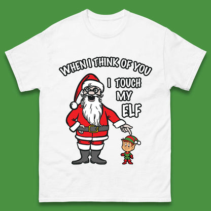 Cheeky Rude Funny Christmas Mens T-Shirt