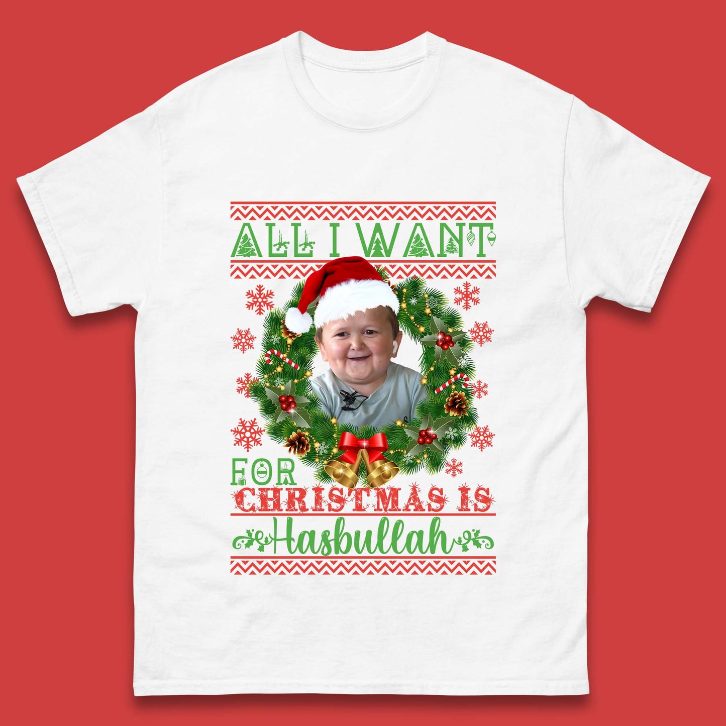 Want Hasbullah For Christmas Mens T-Shirt