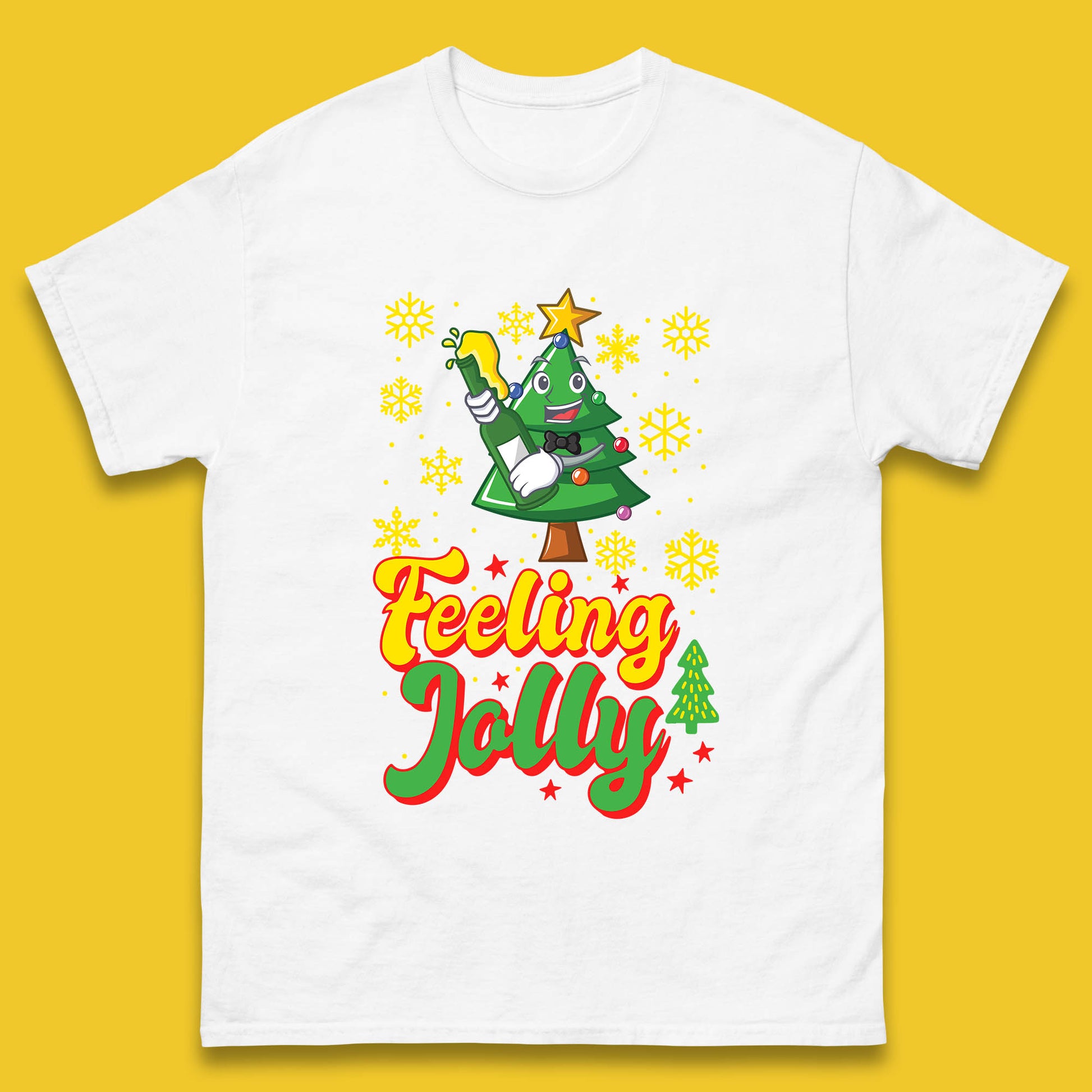 feeling jolly christmas beer t shirt
