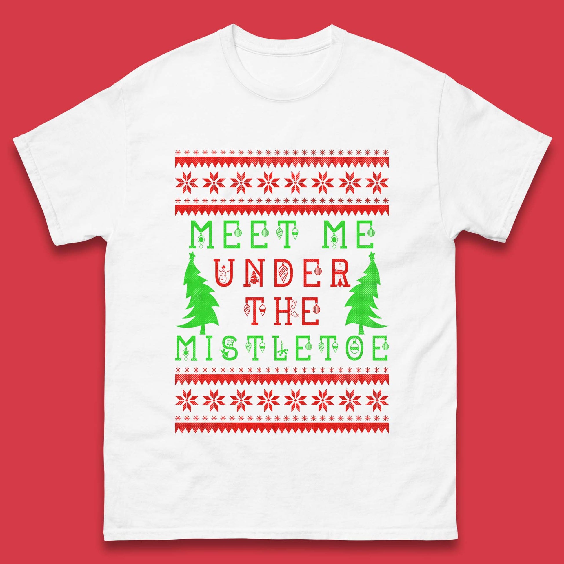 mistletoe christmas t shirt