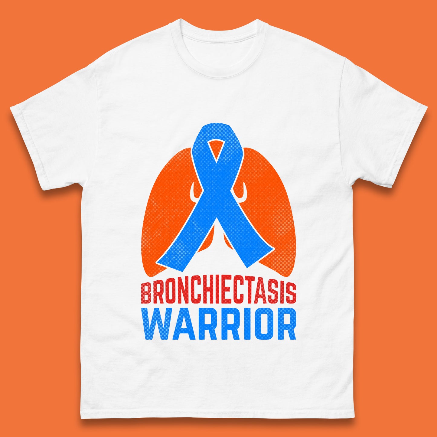 Bronchiectasis Warrior Support Unbreakable Awareness Survivor Mens Tee Top
