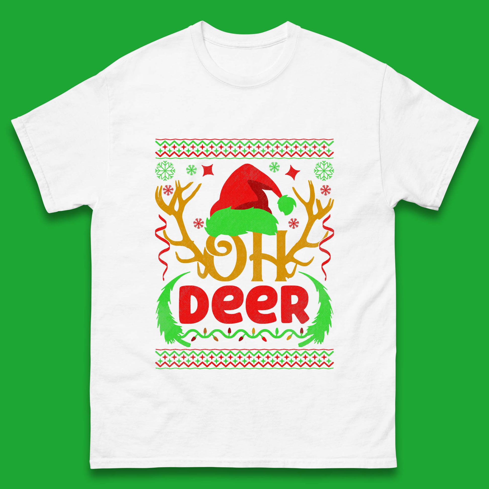 deer antlers christmas t shirt
