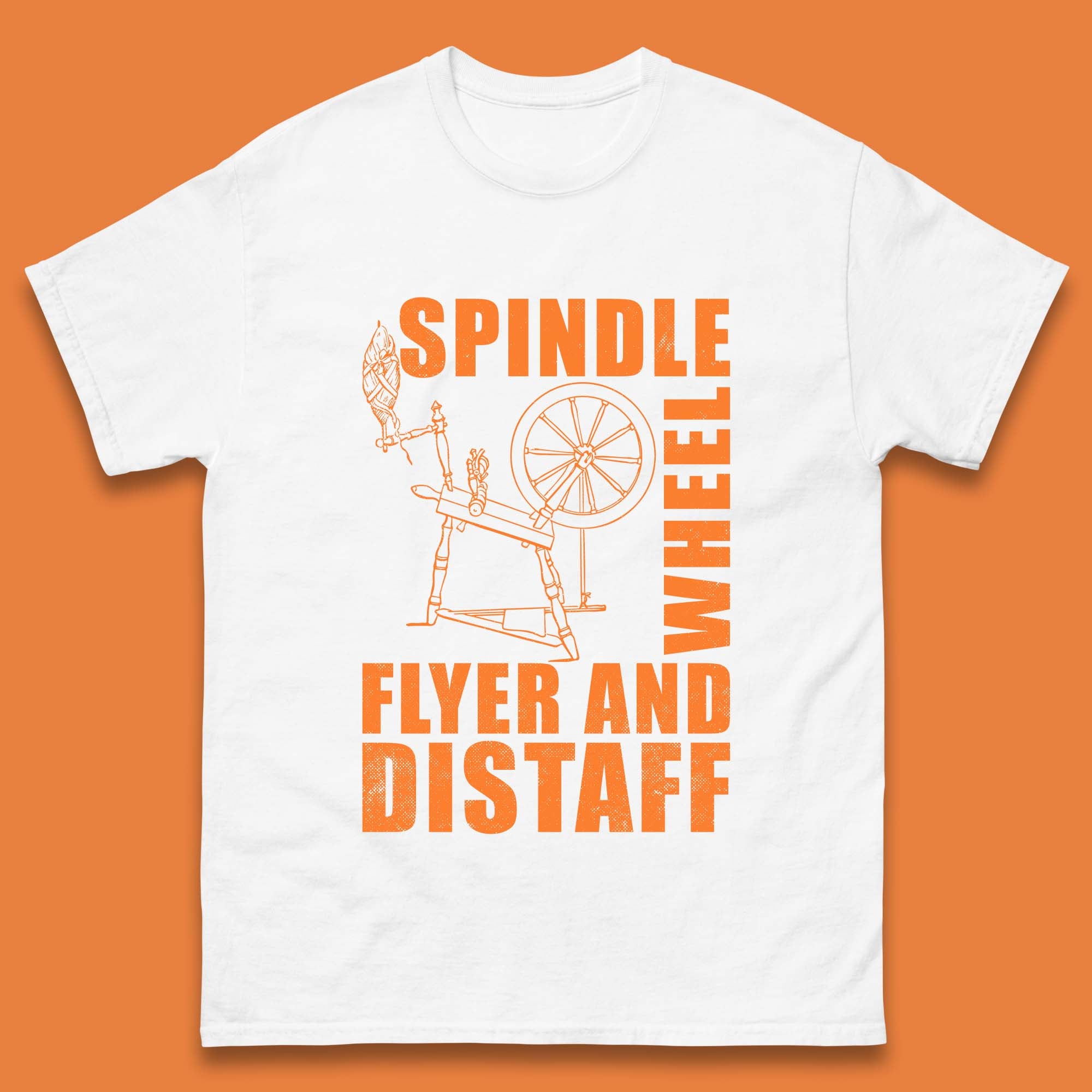 Spindle Wheel Mens T-Shirt