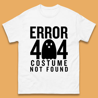 Error 404 Costume Not Found Halloween This Is My Halloween Costume Error 404 Mens Tee Top