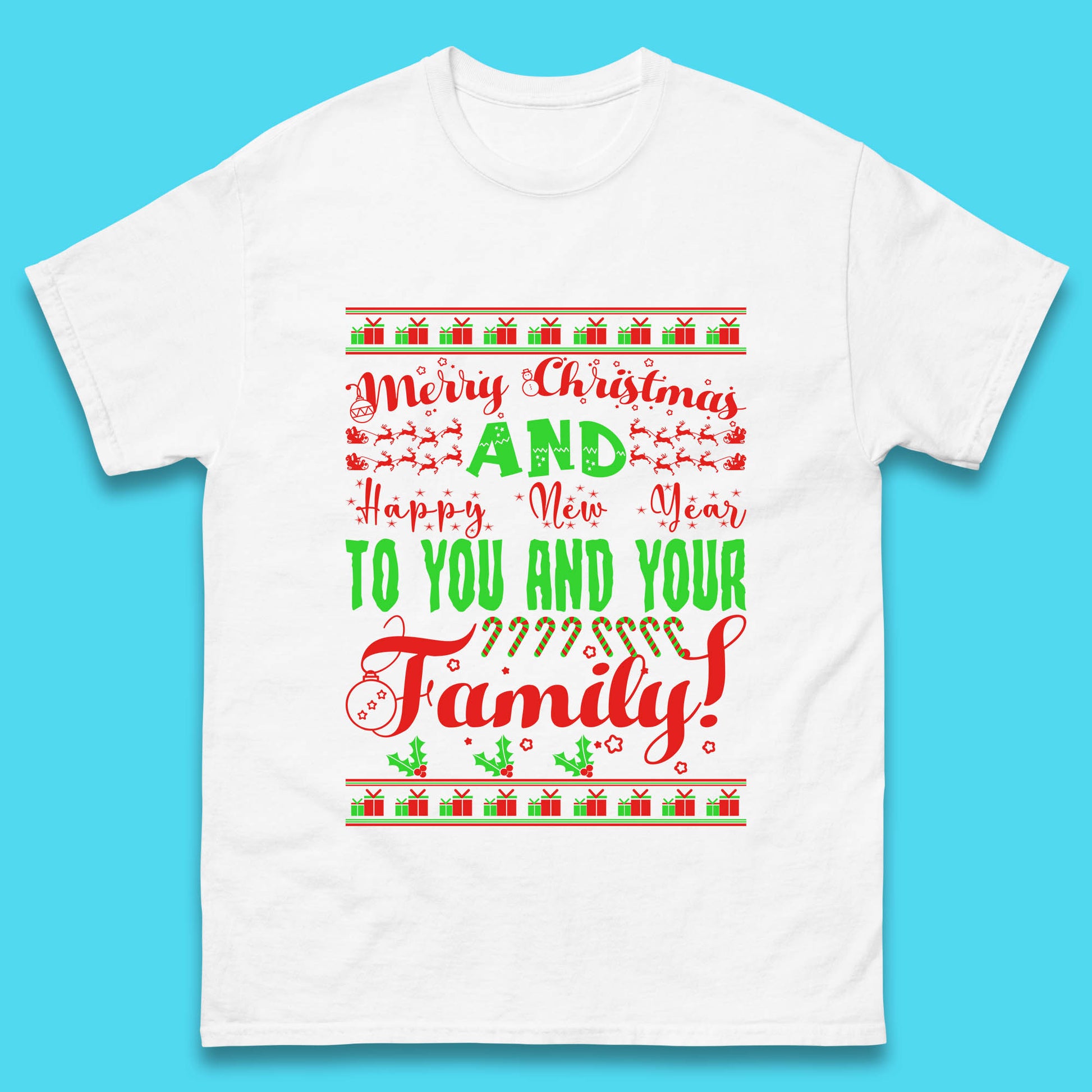 merry christmas family t shirt