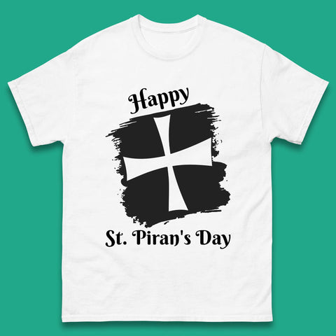 Saint Piran's Day Mens T-Shirt