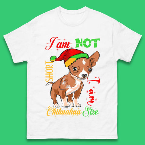 Chihuahua Size Christmas Mens T-Shirt