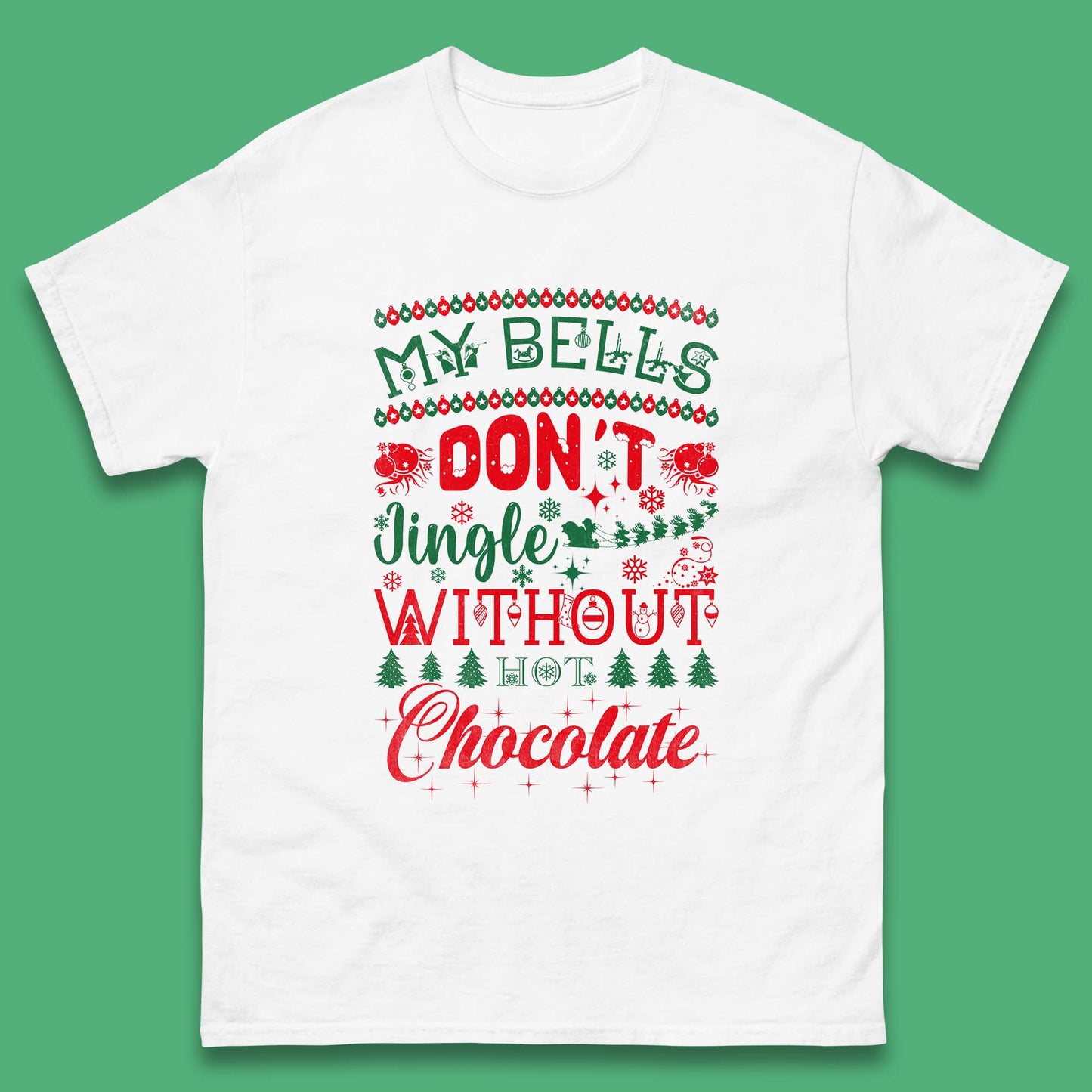 funny christmas chocolate t shirt