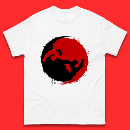 Dc Comics American Superheros Superman And Batman Fictional Movie Character Anime Yin Yang Spoof Mens Tee Top