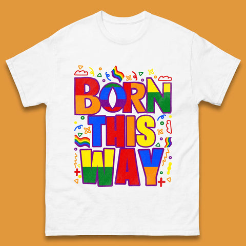 Lgbt Born This Way Mens T-Shirt