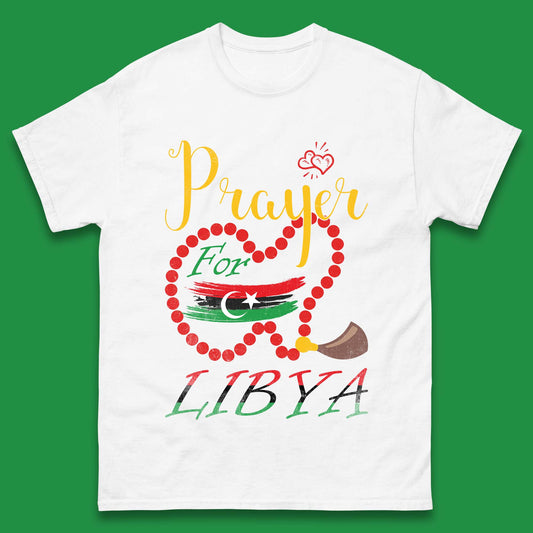 Prayer For Libya Help Libya Flood Solidarity Stand With Libya Mens Tee Top