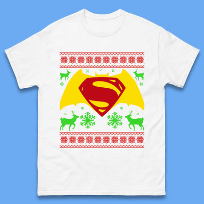 Batman V Superman Christmas Mens T-Shirt