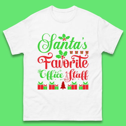 Office Staff Christmas Mens T-Shirt