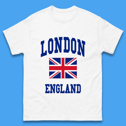 London England Flag Great Britain United Kingdom Uk Union Jack Souvenir British Flag Mens Tee Top