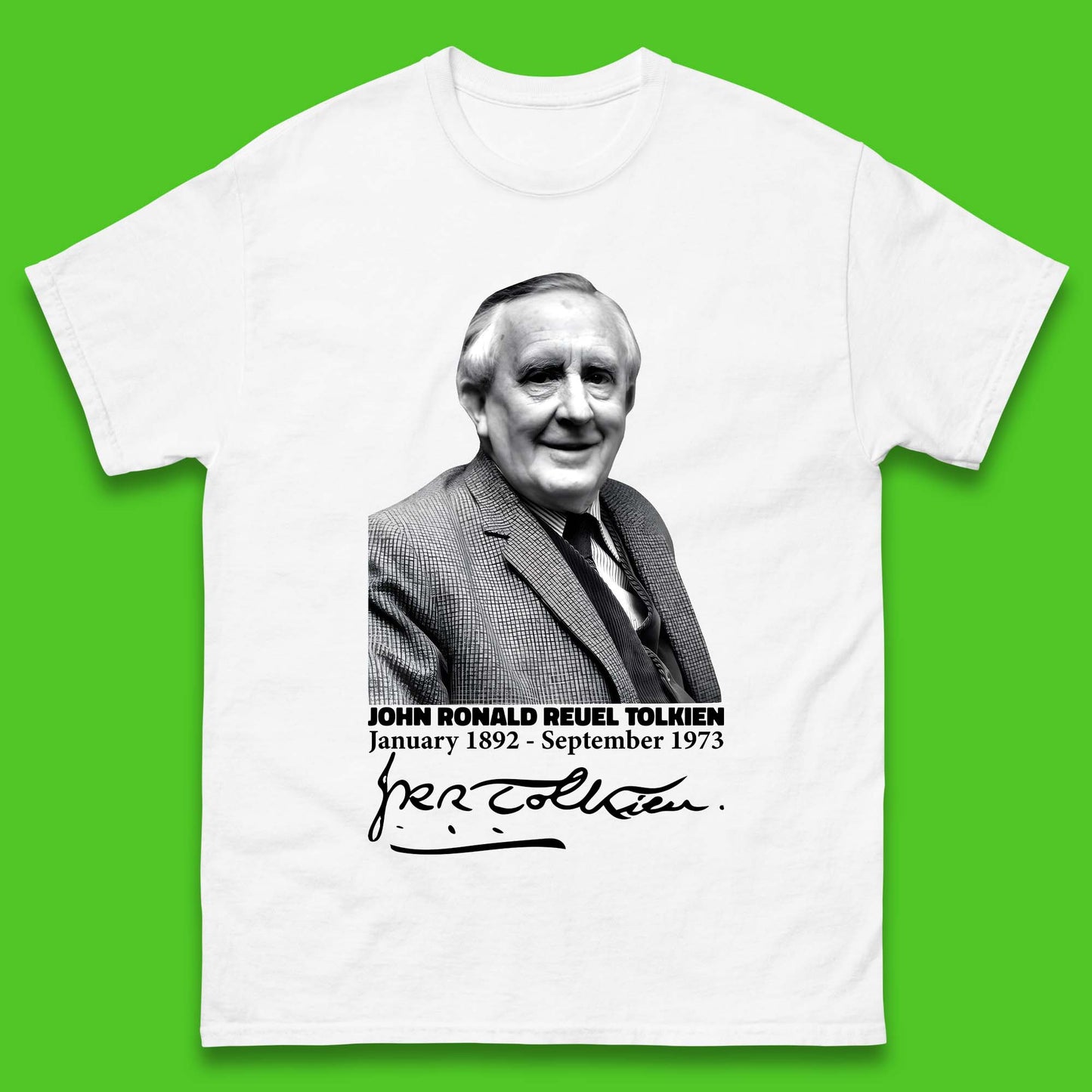 John Ronald Reuel Tolkien Signature Mens T-Shirt