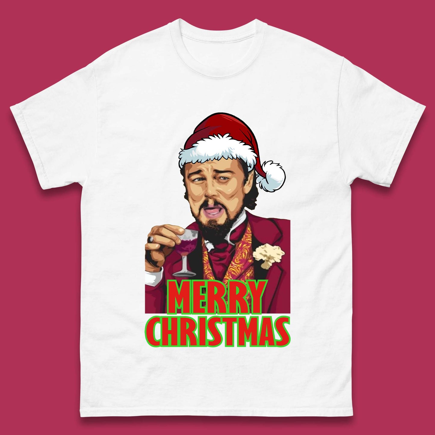 Leonardo DiCaprio Christmas Mens T-Shirt