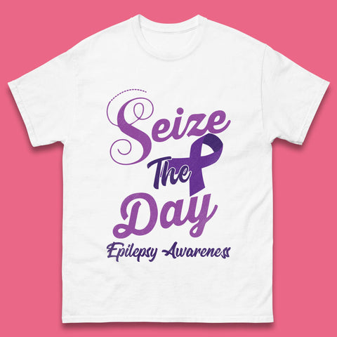 Seize the Day Epilepsy Awareness Mens T-Shirt