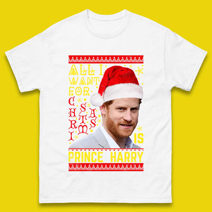 Prince Harry Christmas Mens T-Shirt