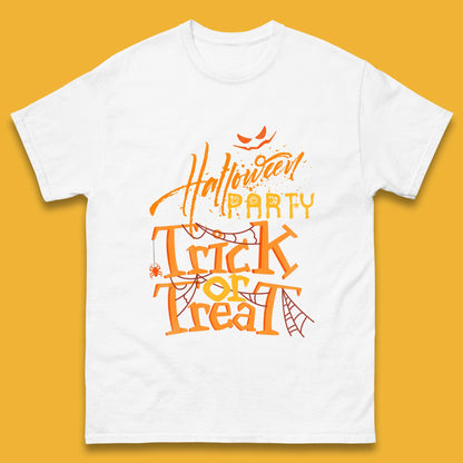 Happy Halloween Trick Or Treat Horror Scary Spooky Vibes Mens Tee Top
