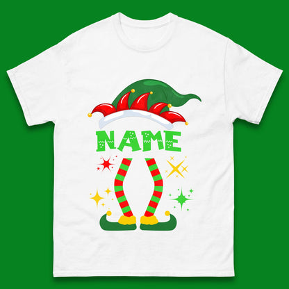 Personalised Elf Christmas Mens T-Shirt