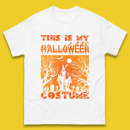 This Is My Halloween Costume Horror Scary Haunted House Spooky Season Mens Tee Top