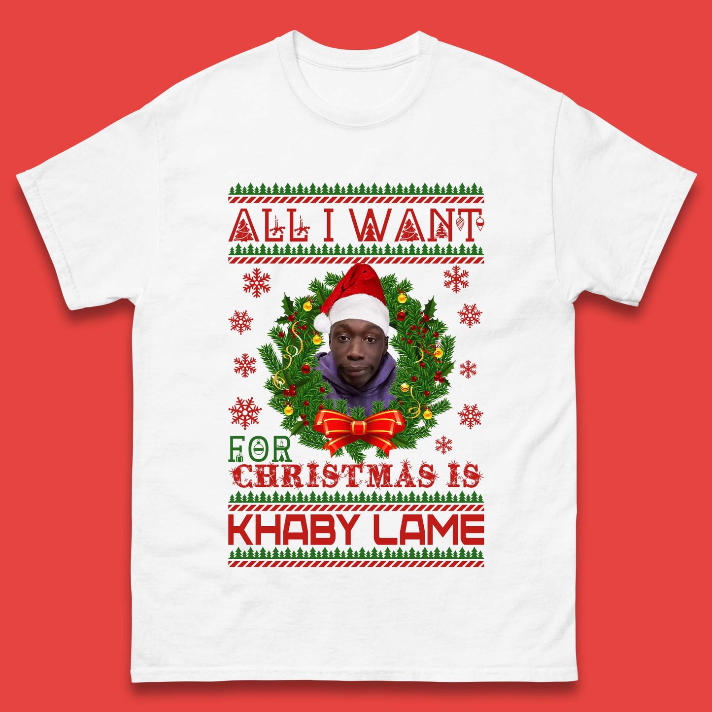Want Khaby Lame For Christmas Mens T-Shirt
