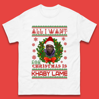 Want Khaby Lame For Christmas Mens T-Shirt