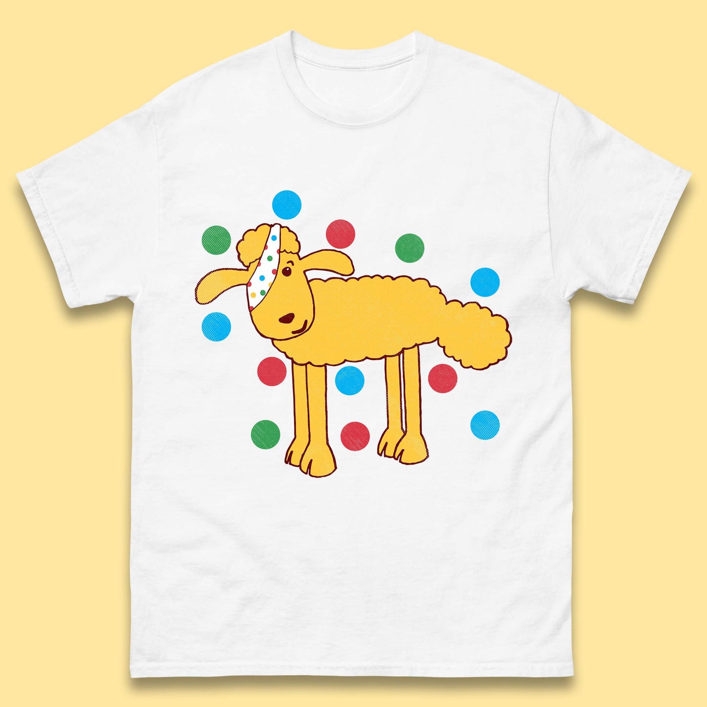 Spotty Pudsey Sheep Children In Need Dotty Spot Charity Raising Pudsey Sheep Mens Tee Top