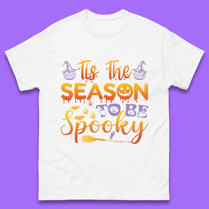 Tis The Season To Be Spooky Halloween Creepy Season Mens Tee Top