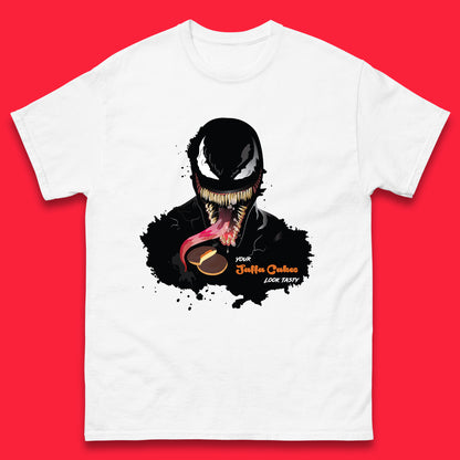 Venom Your Jaffa Cakes Look Tasty Marvel Avengers Venom Face Marvel Comics Movie Character Mens Tee Top