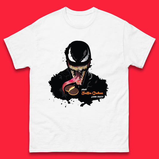 Venom Your Jaffa Cakes Look Tasty Marvel Avengers Venom Face Marvel Comics Movie Character Mens Tee Top