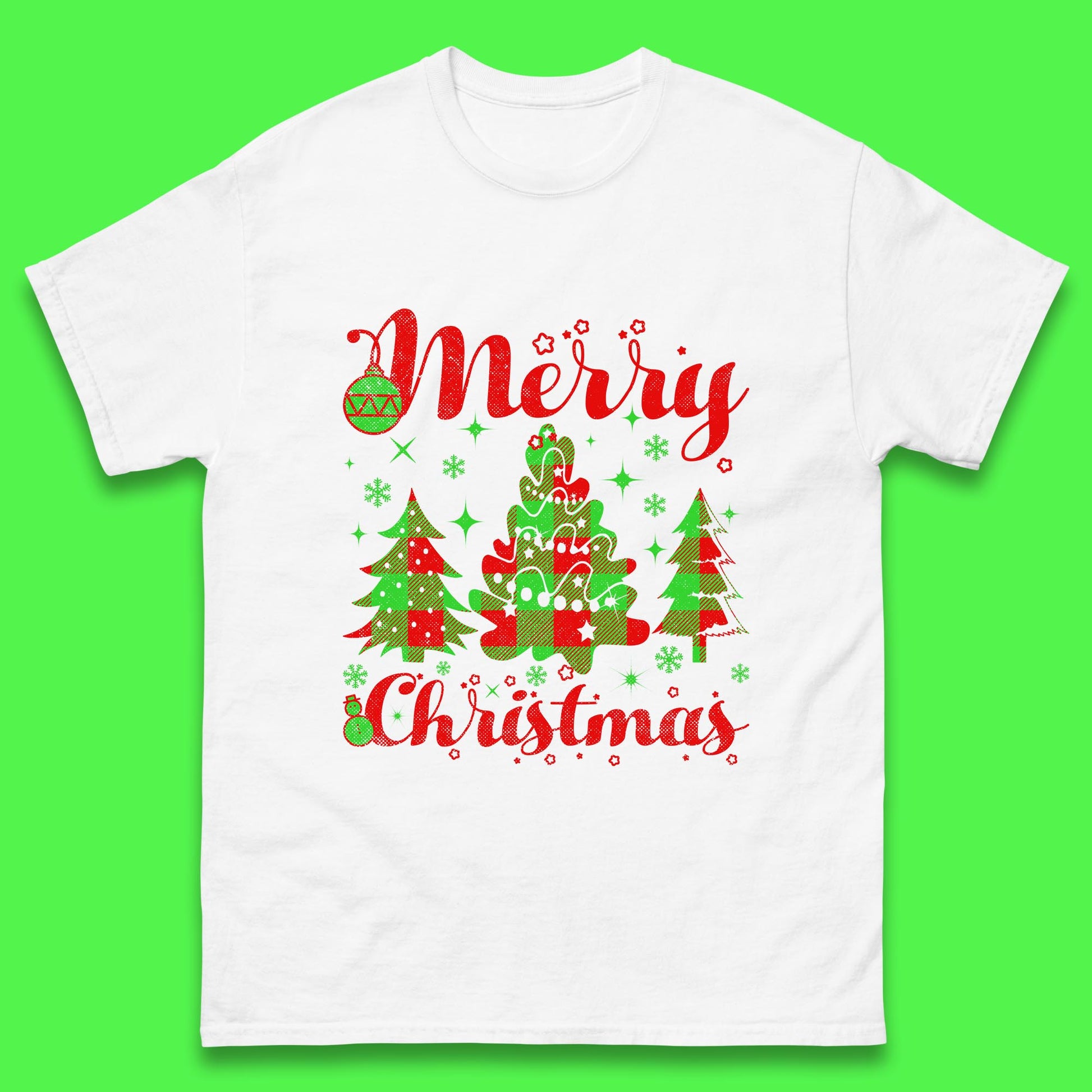 merry christmas trees t shirt