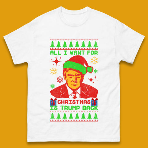 Trump Back Christmas Mens T-Shirt