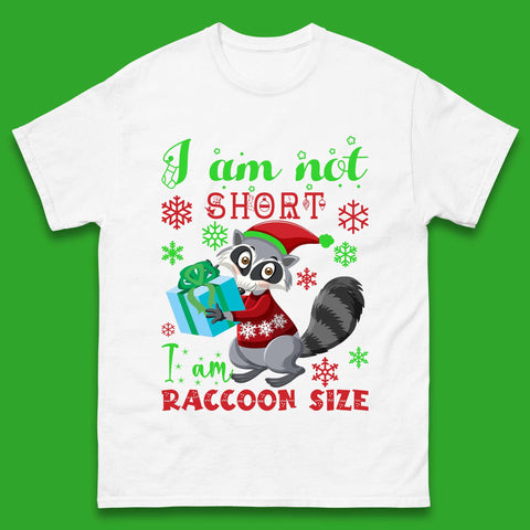Raccoon Christmas Mens T-Shirt