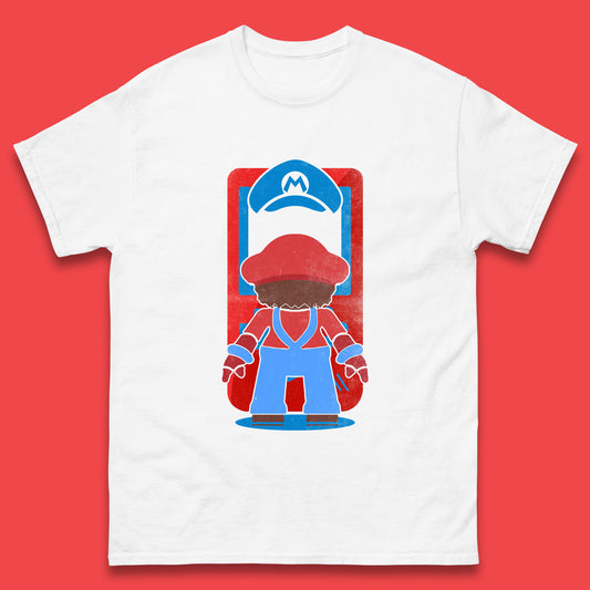 Super Mario Game Series Retro Super Nintendo Switch Console Gamer Mario Game Lovers Mens Tee Top