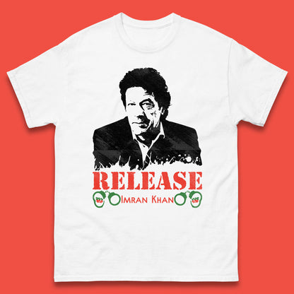 Release Imran Khan Prisoner No 804 Behind You Skipper Stand With Imran Khan Pakistan Pride Of Nation Mens Tee Top
