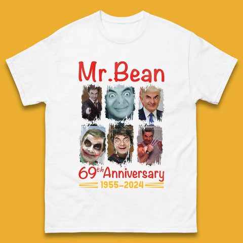 Mr. Bean 69th Anniversary Mens T-Shirt
