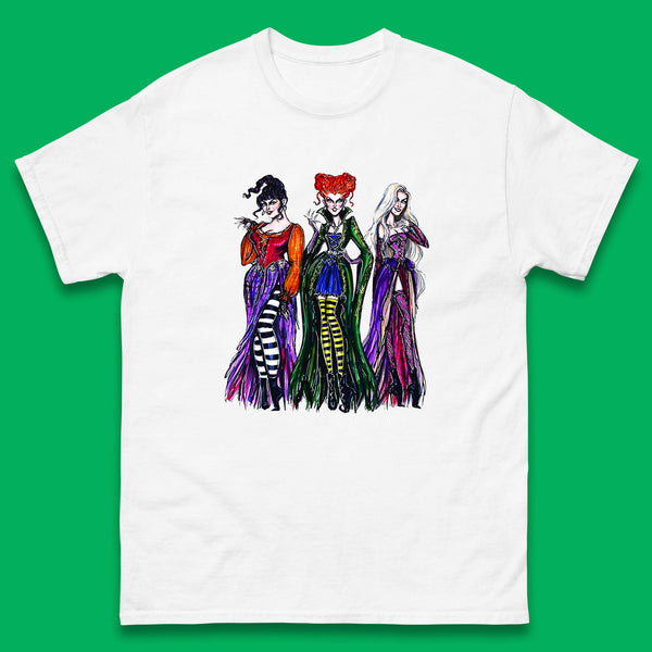 Halloween The Sanderson Sisters From Hocus Pocus Vintage Halloween Witches Mens Tee Top