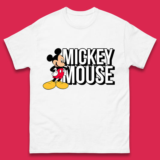 Disney Mickey Mouse Cartoon Character Disneyland Walt Disney Vacation Trip Disney World Mens Tee Top
