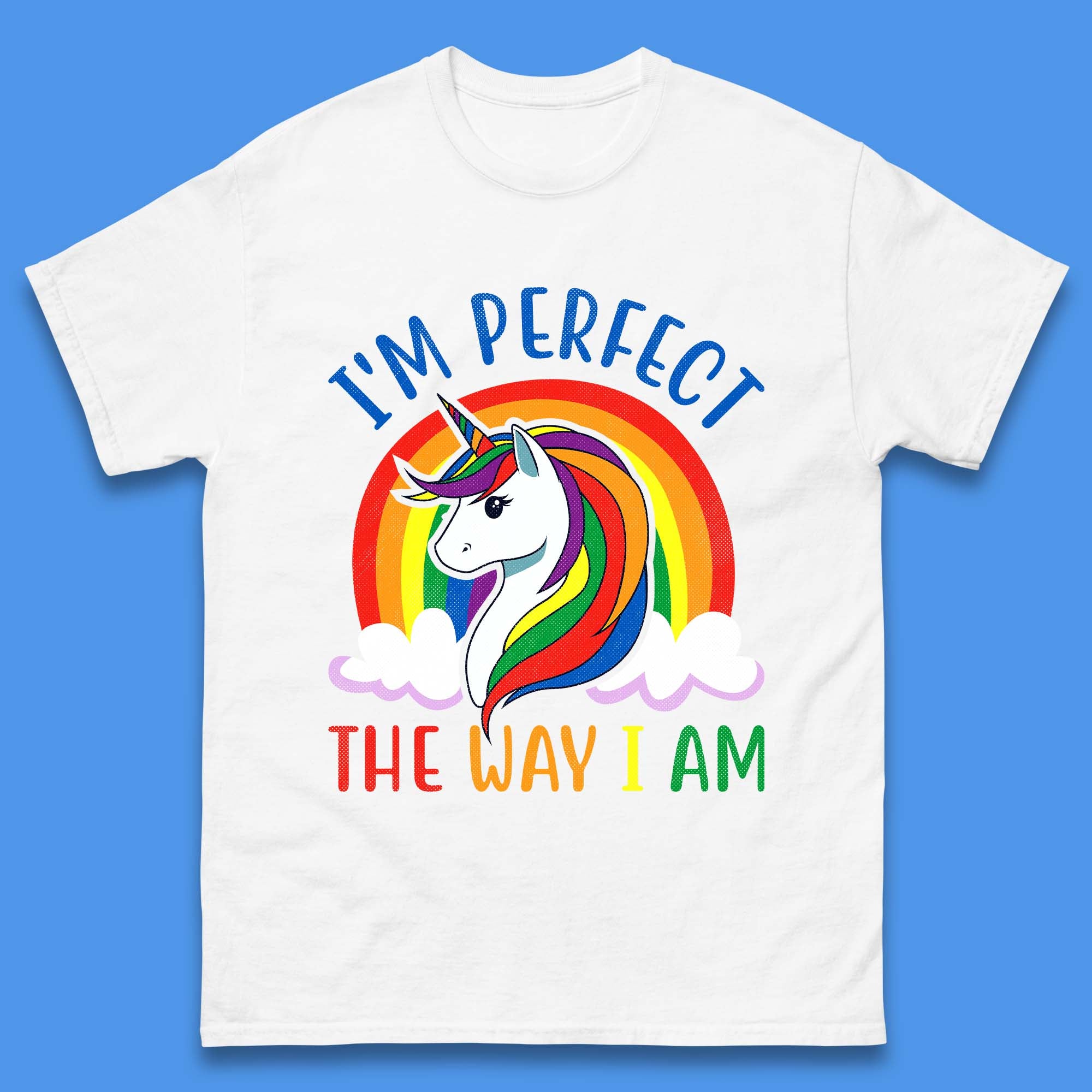 Rainbow Unicorn LGBT Pride Mens T-Shirt