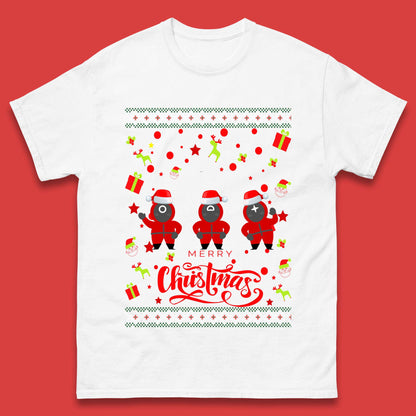 Squid Game Guards Christmas Mens T-Shirt