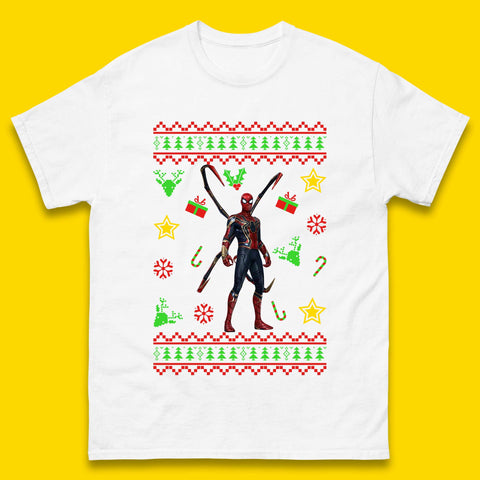 Spiderman Christmas Mens T-Shirt