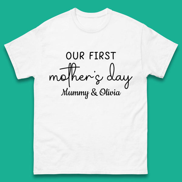 Personalised Our First Mother's Day Mens T-Shirt