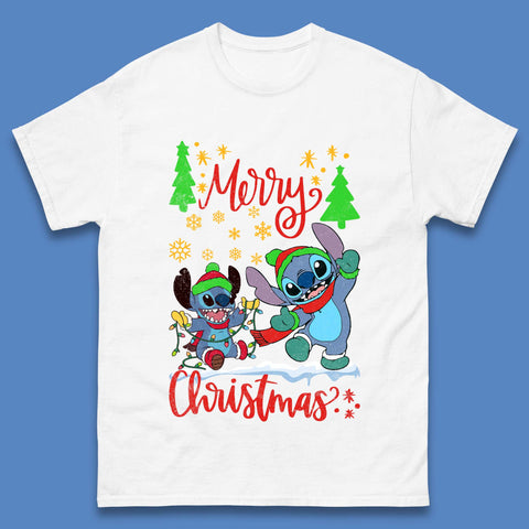 Stitch Squad Christmas Mens T-Shirt