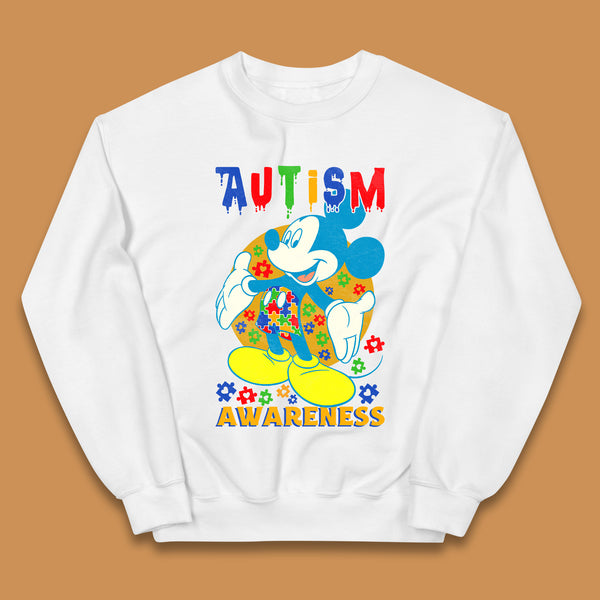 Autism Awareness Mickey Mouse Kids Jumper