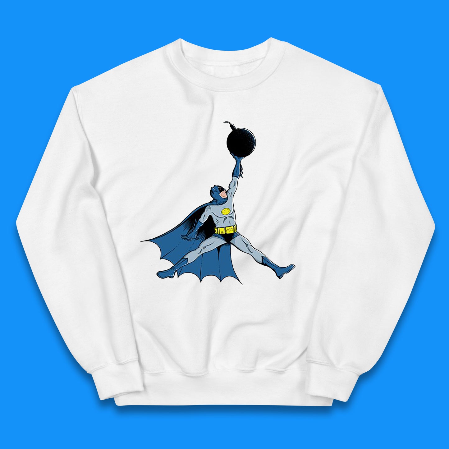 Superhero Batman Jordan Spoof DC Comics Action Adventure Movie Character Kids Jumper