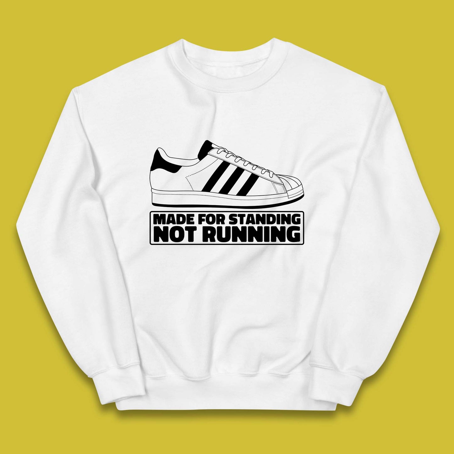 Made For Standing Not Running Football Hooligan Trimm Trab Terraces Kids Jumper
