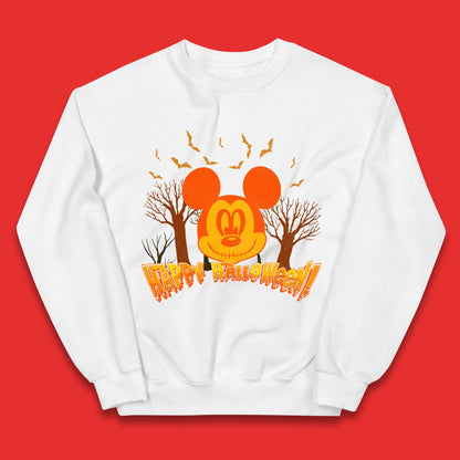 Happy Halloween Mickey Mouse Horror Scary Spooky Jack Face Halloween Disney Trip Kids Jumper