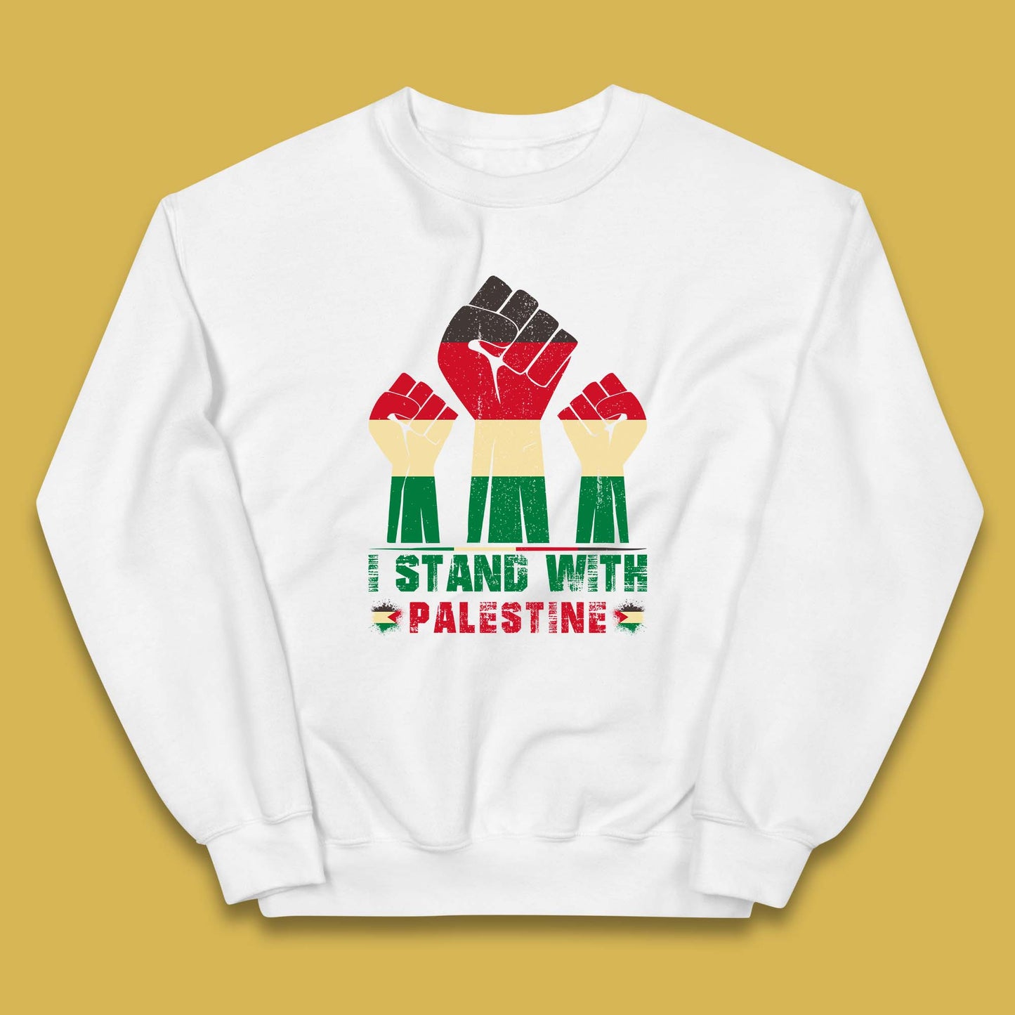 I Stand with Palestine Child Sweater