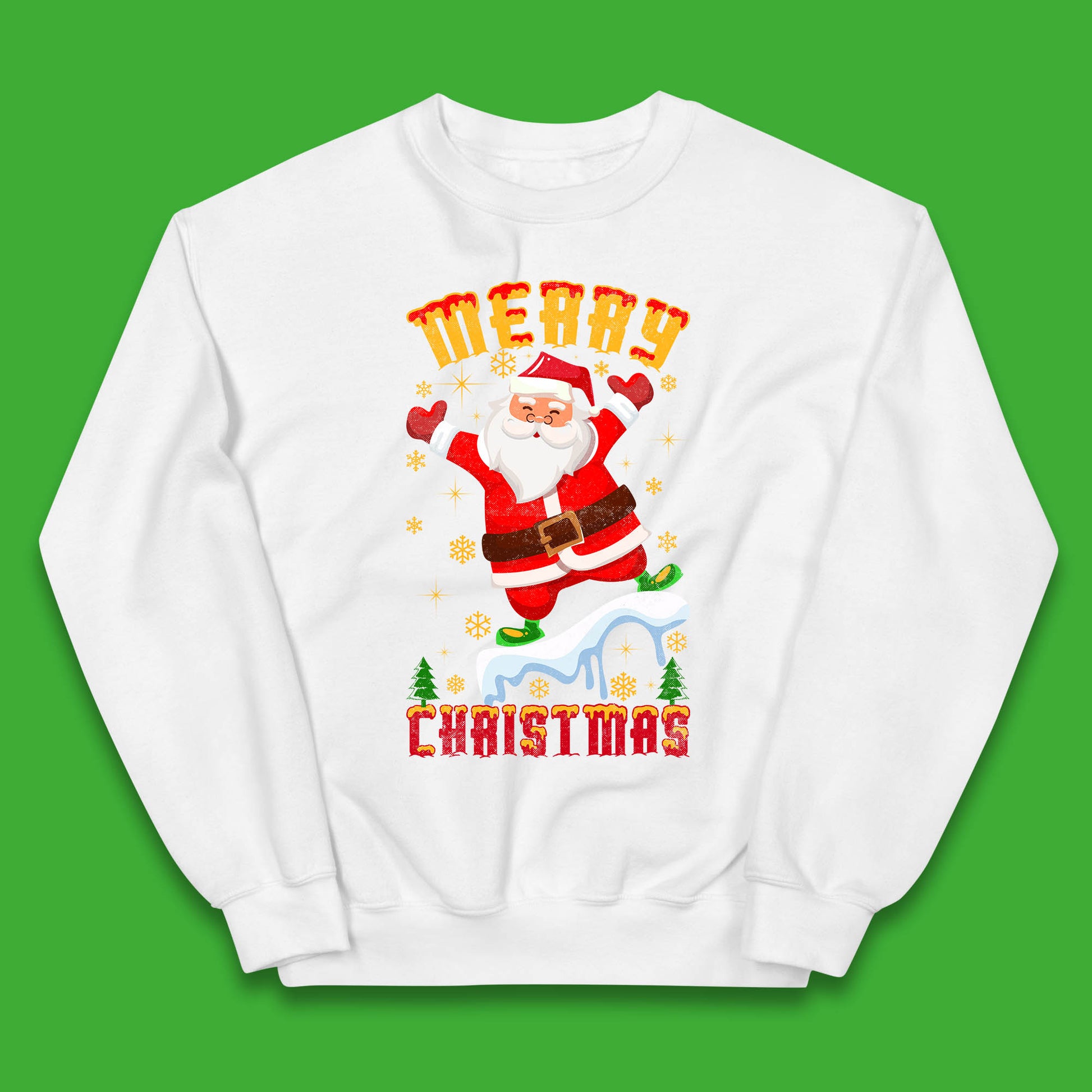 merry christmas santa claus jumper
